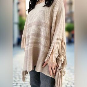 Gentle Fawn- FRINGE PULLOVER SHAWL
